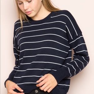 Navy Striped Rena Sweater